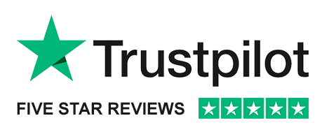 5 Star Reviews on Trustpilot